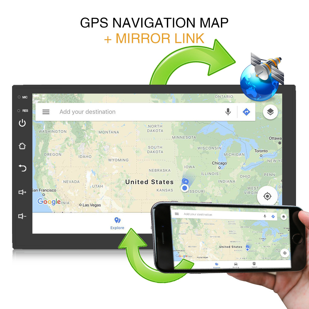 New Car 7-Inch Android Universal Navigation MP5 Player GPS All-in-One Navigation Machine Mp3mp4 Radio New Car 7-Inch Android Universal Navigation MP5 Player GPS All-in-One Navigation Machine Mp3mp4 Radio