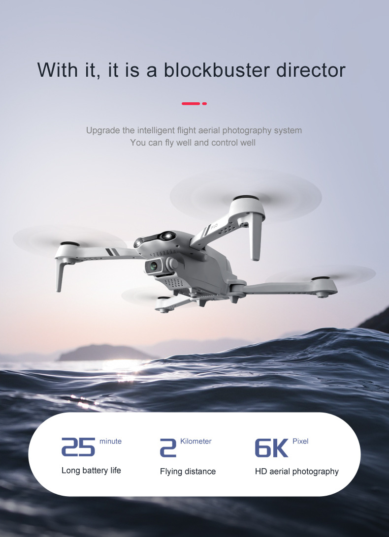 F10 Folding GPS UAV Aerial Photography Dual Intelligent Positioning Return Four-Axis Aircraft Professional Cross-Border Remote Control Aircraft