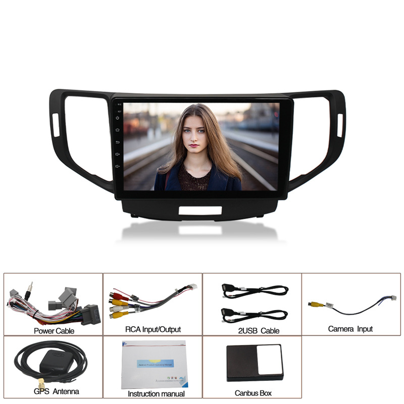 Applicable to Honda Spirior Android Smart GPS Navigator Large Screen Reversing Image MP5 Overseas Version