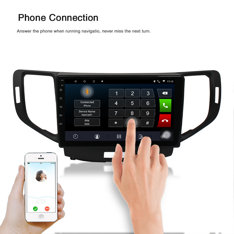 Applicable to Honda Spirior Android Smart GPS Navigator Large Screen Reversing Image MP5 Overseas Version