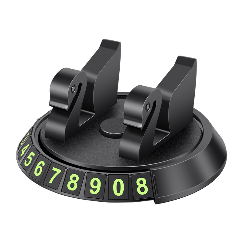 Car Phone Holder Stop Sign Car Stop Sign Holder Car Moving Creative Multifunctional Parking Number Plate