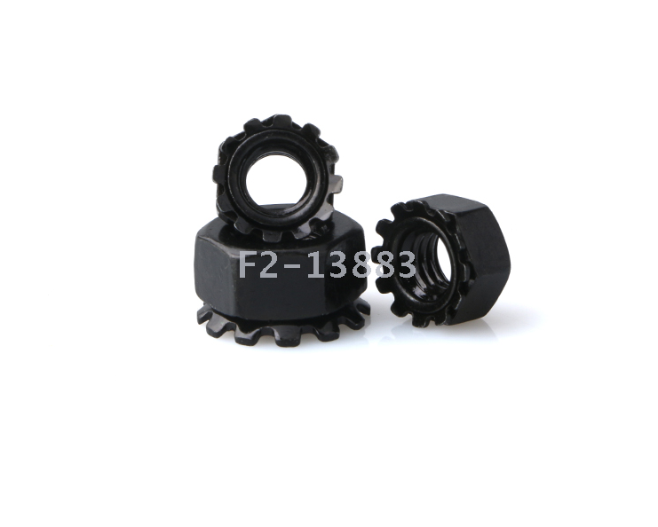 K nut, stainless steel nut, with flower tooth, nut nut, multi-tooth, female screw, female M3M4M5M8