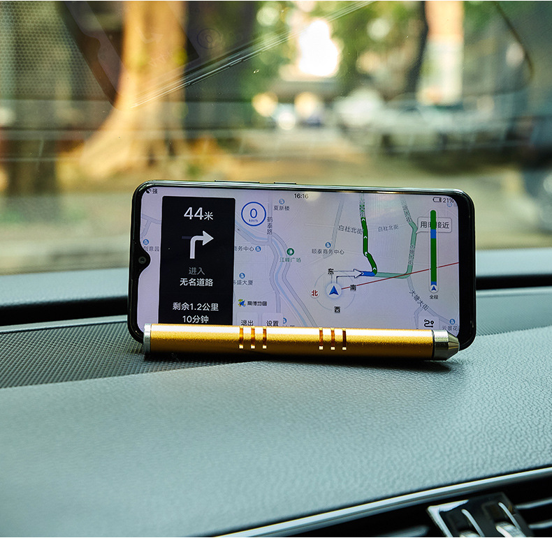 Stop Sign Safety Hammer Number Aromatherapy Mobile Phone Holder Parking Card Car Multifunction for Car