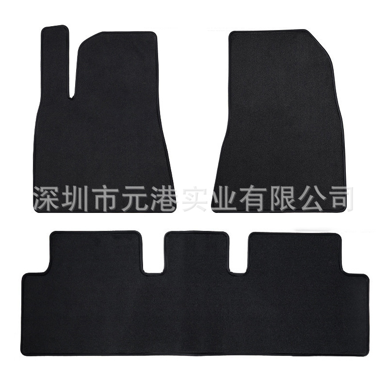 Car Carpet Nylon Velvet Foot Mat Non-Slip Wear-Resistant Floor Mat 2021 Suitable for Tesla Model 3 Accessories