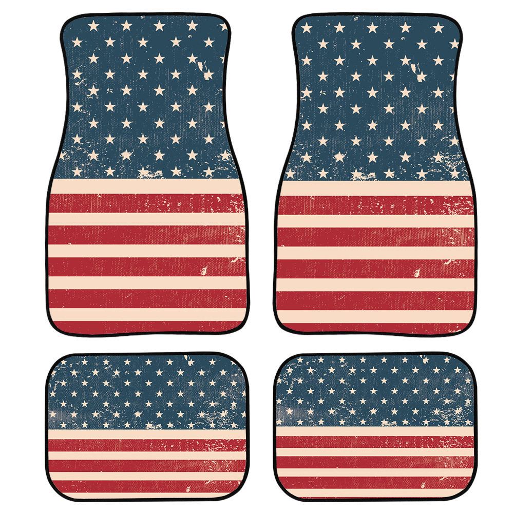 Foreign Trade Supply General Car Foot Mat Four-Piece Custom Floor Mat Floor Mat Little Daisy Tower Car Supplies Foreign Trade Supply General Car Foot Mat Four-Piece Custom Floor Mat Floor Mat Little Daisy Tower Car Supplies
