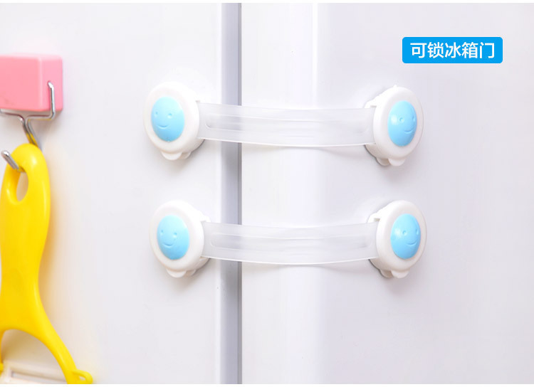 Baby Drawer Lock Creative Baby Anti-Clamp Hand Lengthened Refrigerator Cabinet Cabinet Door Anti-Open Lock Children Protection Lock