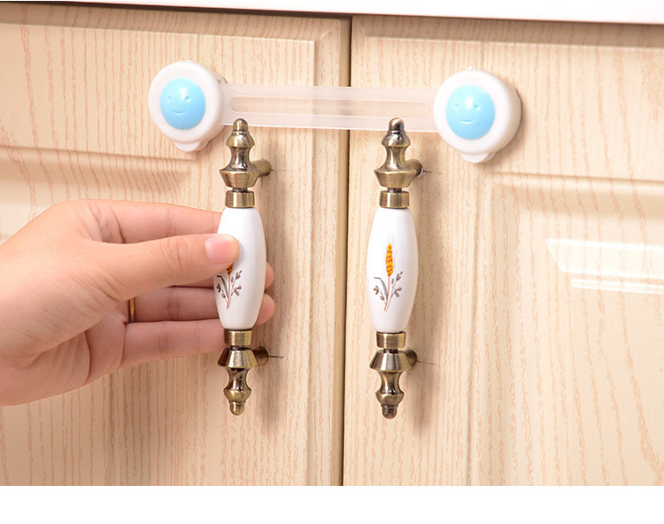 Baby Drawer Lock Creative Baby Anti-Clamp Hand Lengthened Refrigerator Cabinet Cabinet Door Anti-Open Lock Children Protection Lock