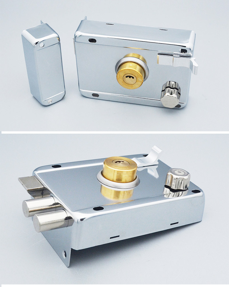 Old-Fashioned Anti-Theft Door Lock Rental House Bedroom Door Lock Stainless Steel Door Iron Door Lock Wholesale Universal Exterior Door Lock