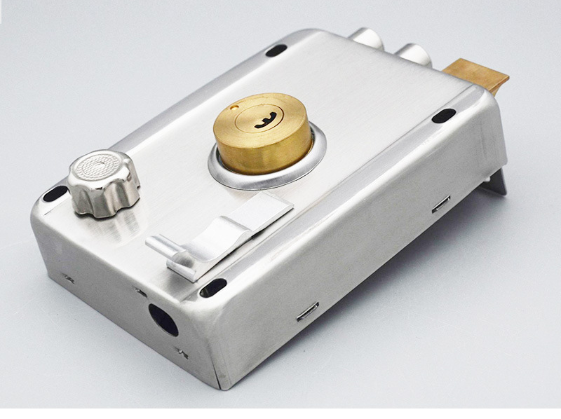 Old-Fashioned Anti-Theft Door Lock Rental House Bedroom Door Lock Stainless Steel Door Iron Door Lock Wholesale Universal Exterior Door Lock