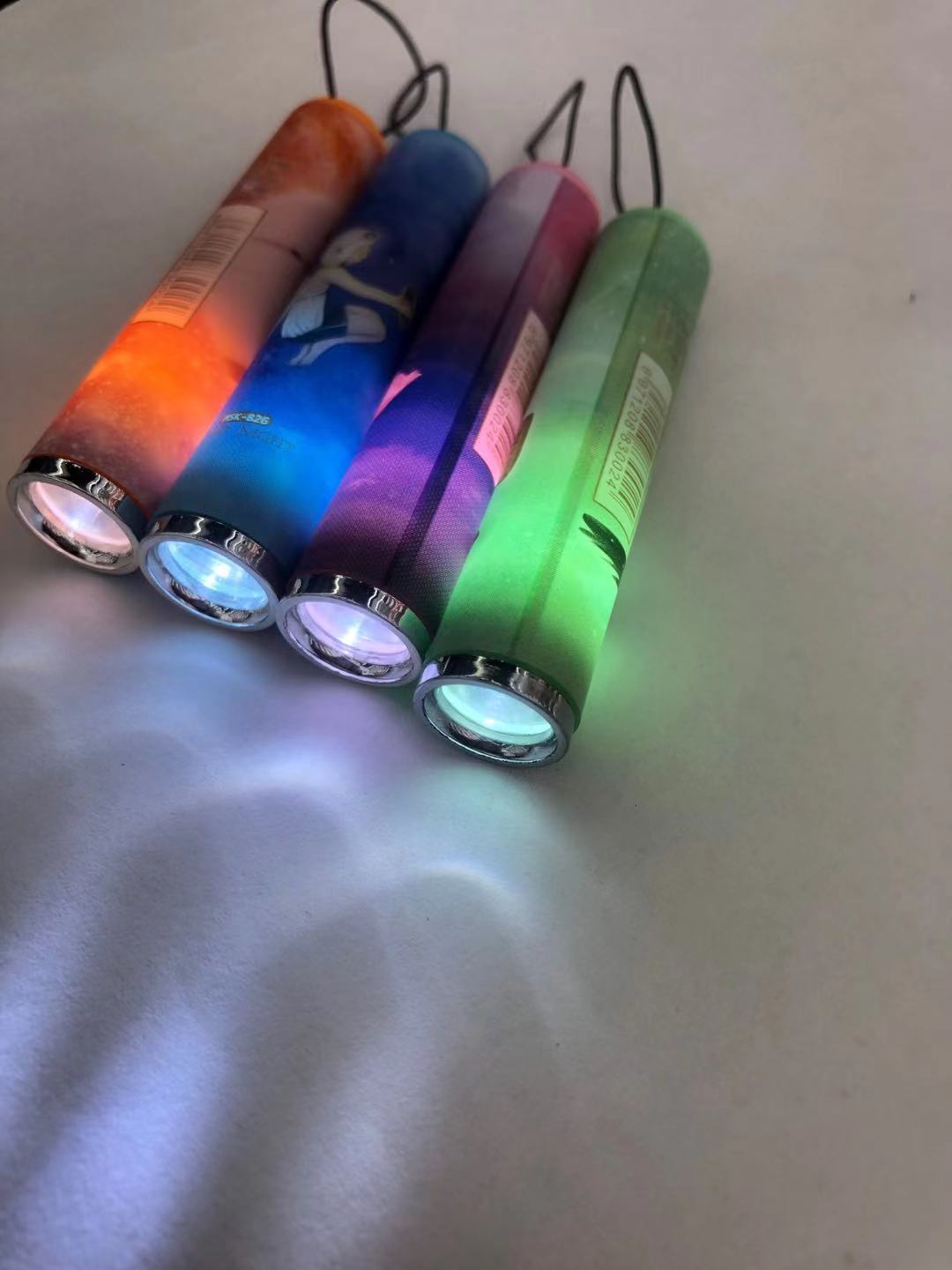 Cross-Border New Mini Electronic Pull Switch Lamp Strong Light Student Small Miniature Portable Portable Pocket Small Flashlight