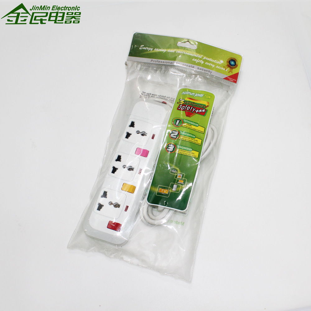Factory Cross-Border Foreign Trade Wholesale ABS Copper Parts Copper Strip Line Independent Switch Conversion Socket British European Standard Custom