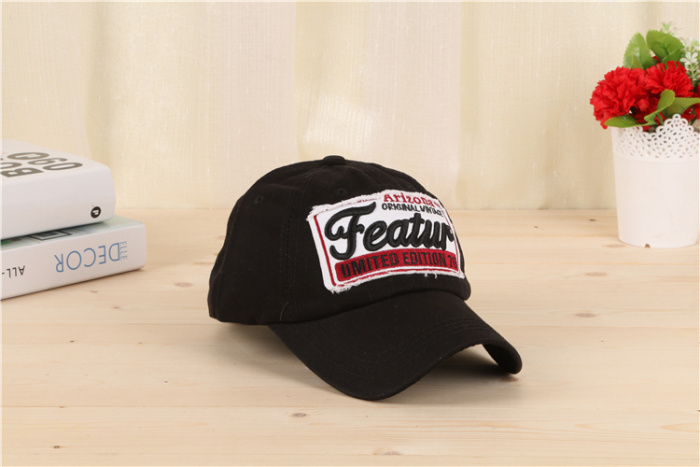 Korean Style Embroidery Matching Baseball Cap Peaked Cap Outdoor Sun Hat UV Protection