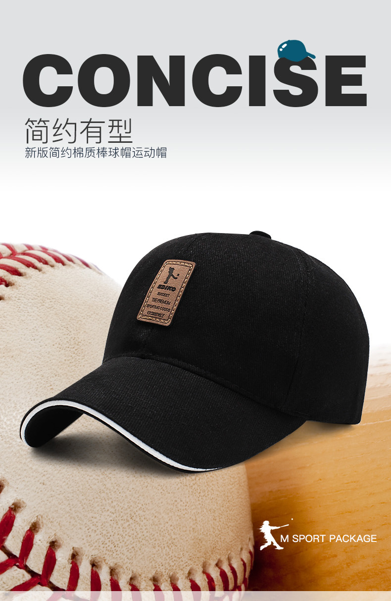 Autumn and Winter Men's Trendy Couple Korean Style Baseball Cap Hip Hop Sandwich Brim Peaked Cap Outdoor Casual Lovers' Hat