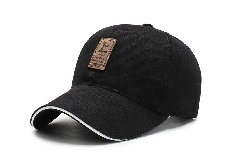 Autumn and Winter Men's Trendy Couple Korean Style Baseball Cap Hip Hop Sandwich Brim Peaked Cap Outdoor Casual Lovers' Hat
