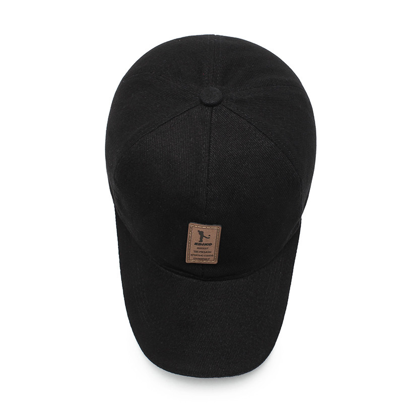 Autumn and Winter Men's Trendy Couple Korean Style Baseball Cap Hip Hop Sandwich Brim Peaked Cap Outdoor Casual Lovers' Hat