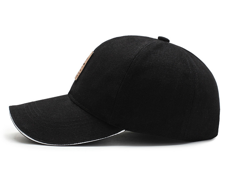 Autumn and Winter Men's Trendy Couple Korean Style Baseball Cap Hip Hop Sandwich Brim Peaked Cap Outdoor Casual Lovers' Hat