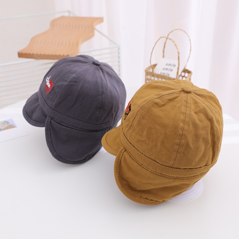 Children's Hat Winter Boys Ushanka Baby Earmuffs Hat Boys and Girls Wind-Proof Cap Warm Hat