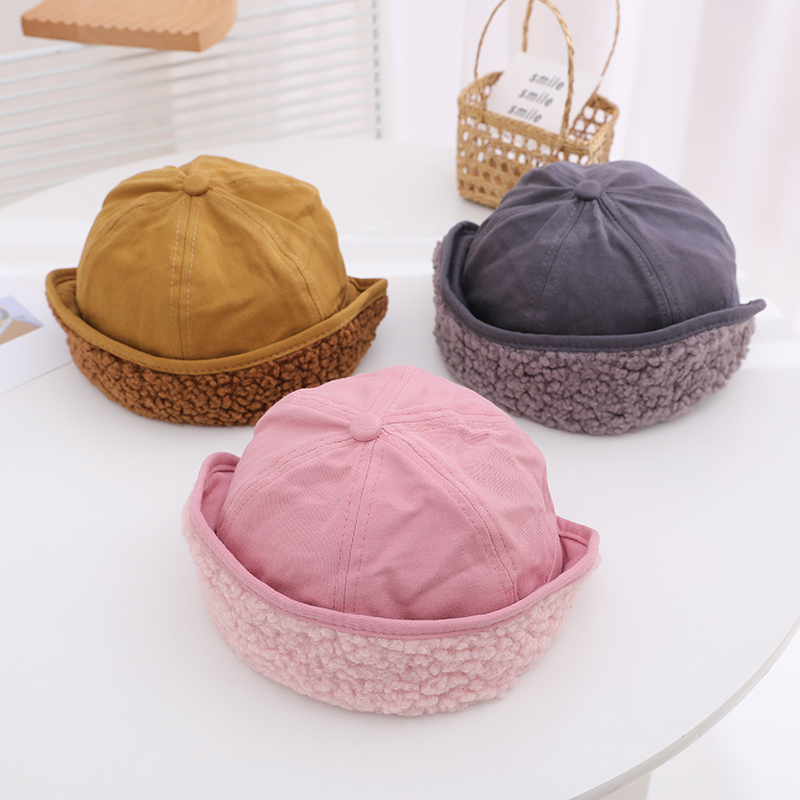 Children's Hat Winter Boys Ushanka Baby Earmuffs Hat Boys and Girls Wind-Proof Cap Warm Hat