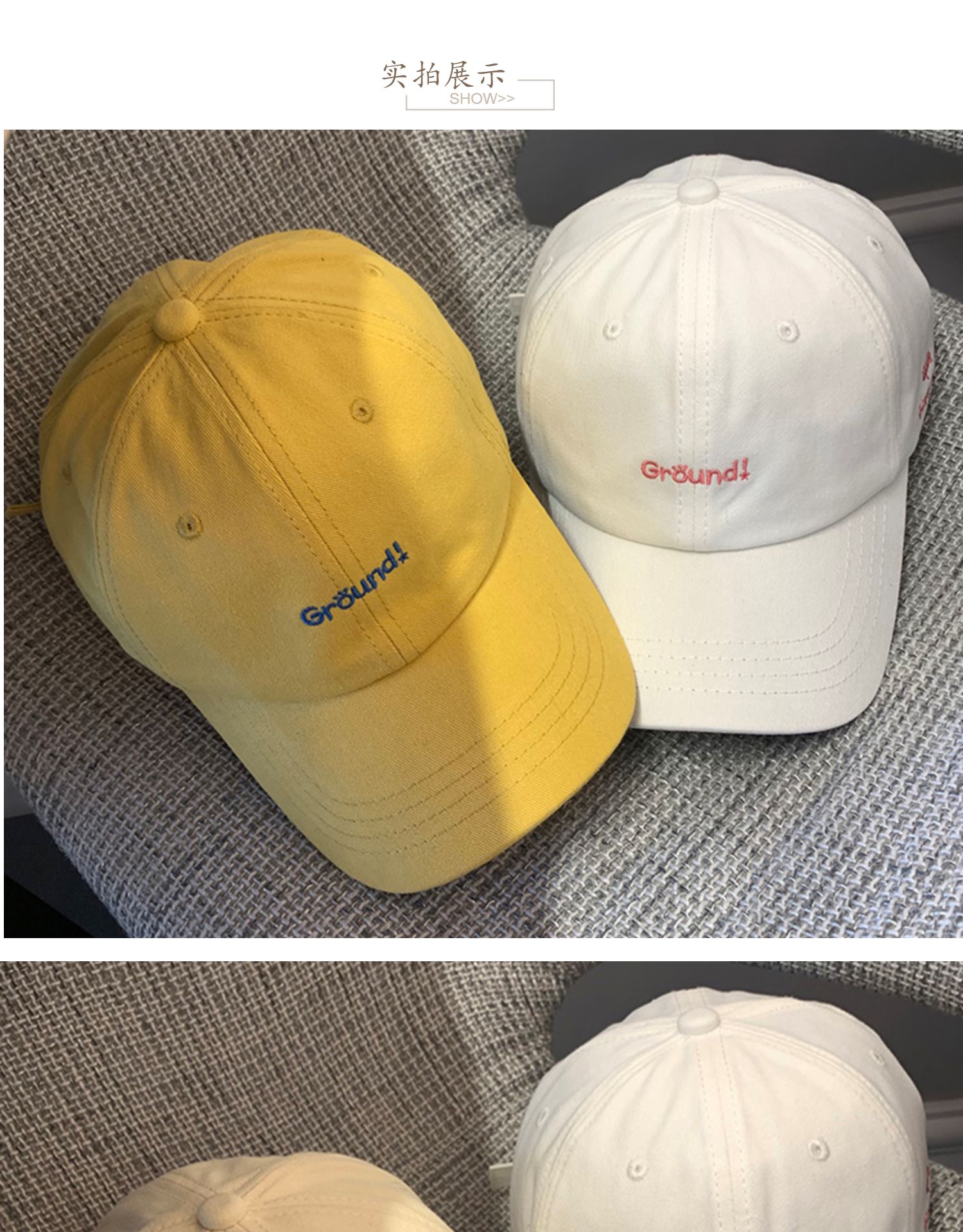 Korean Style Japanese Style Simple Embroidery Alphabet Peaked Cap Female Street Sunshade Curved Brim Baseball Cap Student Soft Top Hat Fashion