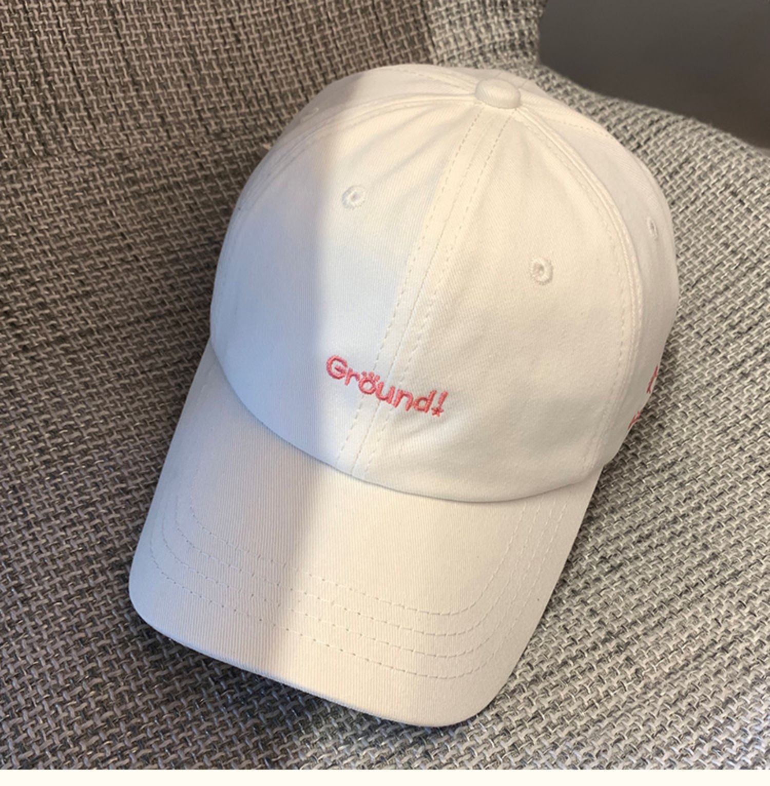 Korean Style Japanese Style Simple Embroidery Alphabet Peaked Cap Female Street Sunshade Curved Brim Baseball Cap Student Soft Top Hat Fashion