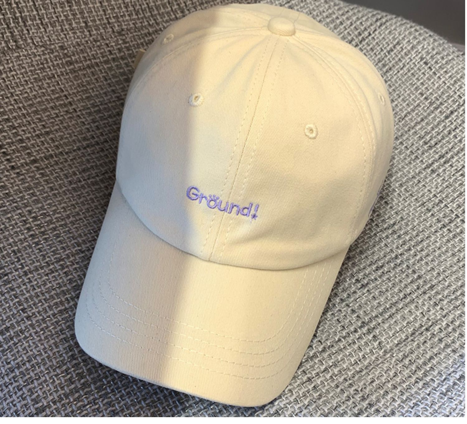 Korean Style Japanese Style Simple Embroidery Alphabet Peaked Cap Female Street Sunshade Curved Brim Baseball Cap Student Soft Top Hat Fashion