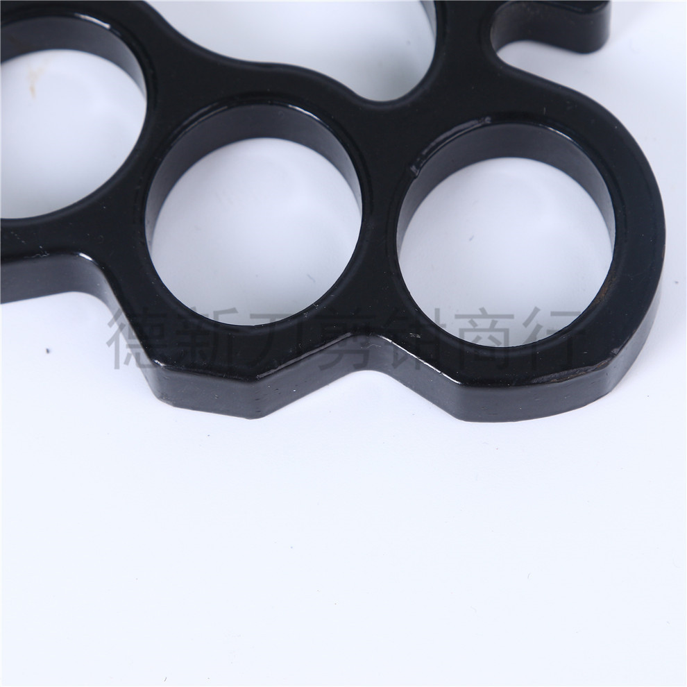 Tiger Finger Boxing Gloves Four-Finger Legal Self-Defense Weapon Hand Chapelet Ring Defense Fighting Supplies Hand Buckle Finger Holder