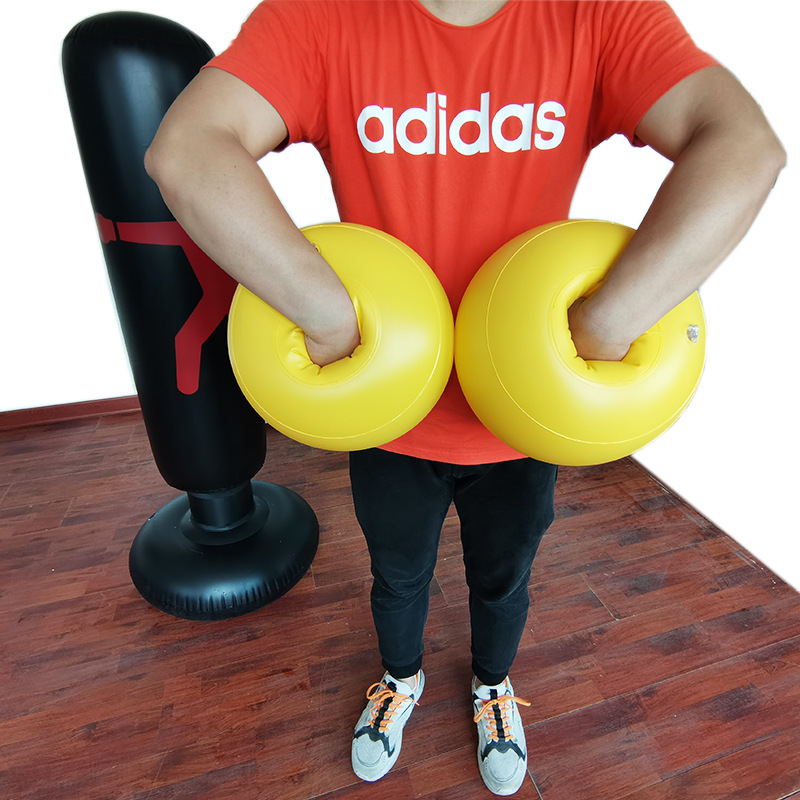 Boxing Inflatable Boxing Gloves Wholesale New Inflatable Boxing Column Sandbag Adapter Gloves PVC Inflatable Gloves