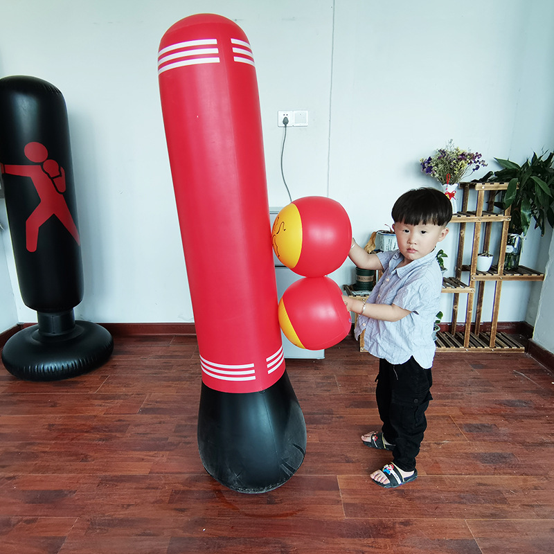 Boxing Inflatable Boxing Gloves Wholesale New Inflatable Boxing Column Sandbag Adapter Gloves PVC Inflatable Gloves