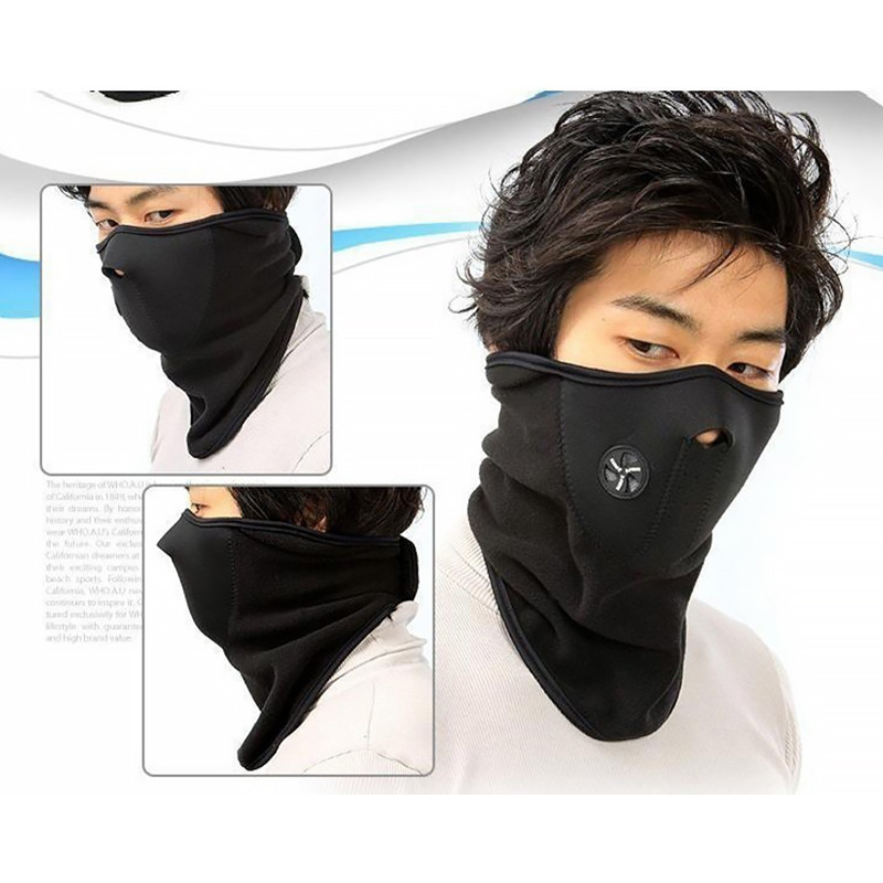 Motorcycle Windproof Warm Face Mask Winter Windproof And Cold-Proof Kneecap Scarf Face Protection Face Mask Knight Equipment Winter