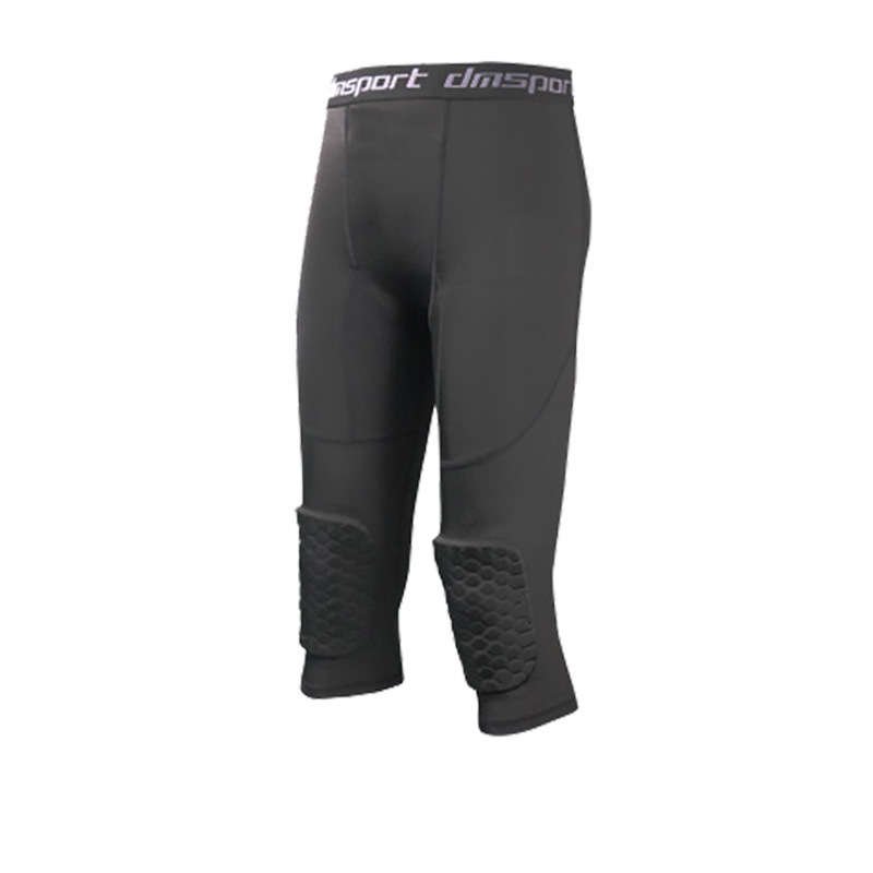 Factory Direct Supply Basketball Kneecap Honeycomb Anti-Collision Cropped Pants Professional Kneecap Sports Supplies Knee Protective Gear Equipment Men