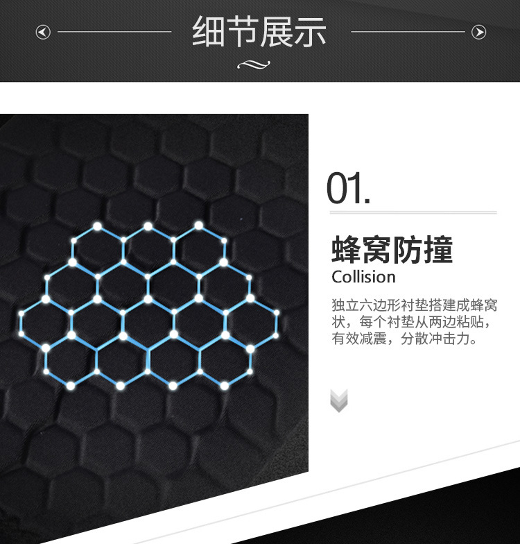 Factory Direct Supply Basketball Kneecap Honeycomb Anti-Collision Cropped Pants Professional Kneecap Sports Supplies Knee Protective Gear Equipment Men