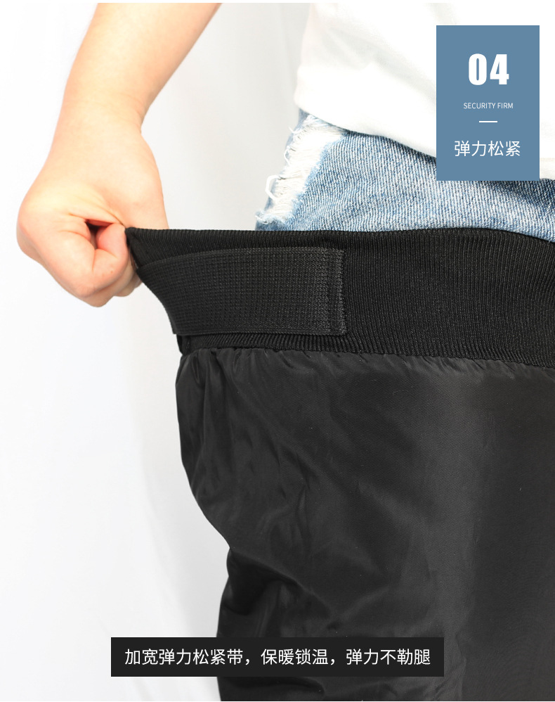 Electric Motorcycle Warm Kneecap Riding Cold-Proof Windproof Knee Pad Leg Zipper Leg Protector Artifact in Stock