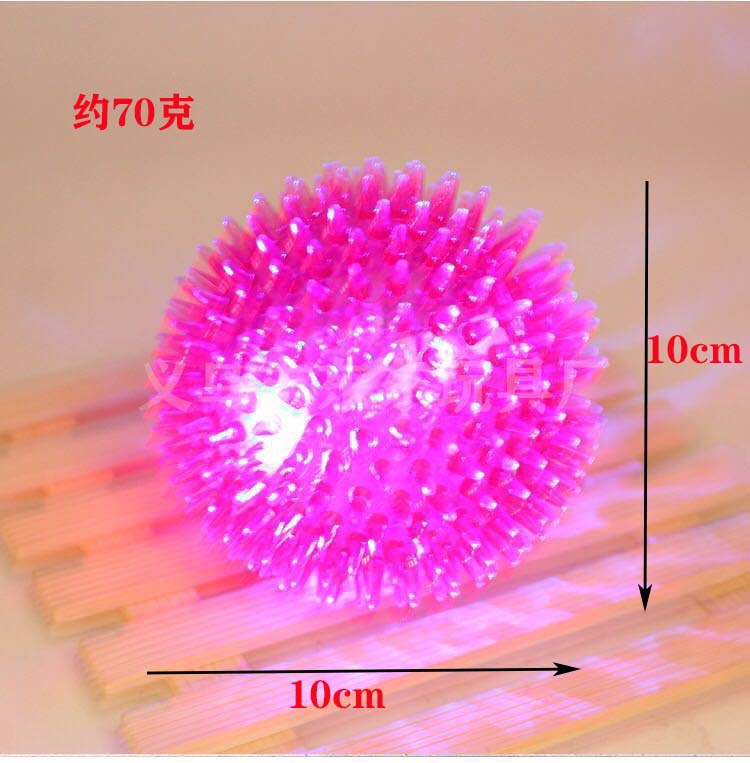 Large Number 10cm Flash Acanthosphere Luminous Band Rope Whistle Squeeze and Sound Massage Ball Voice Elastic Ball Luminous Toys Large Number 10cm Flash Acanthosphere Luminous Band Rope Whistle Squeeze and Sound Massage Ball Voice Elastic Ball Luminous Toys