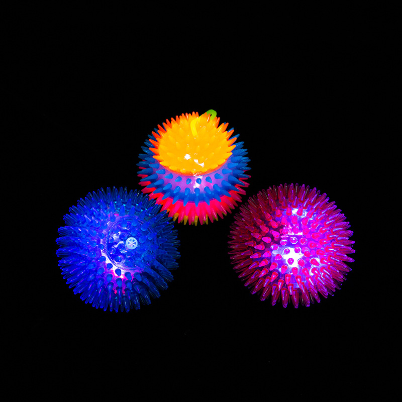 Large Number 10cm Flash Acanthosphere Luminous Band Rope Whistle Squeeze and Sound Massage Ball Voice Elastic Ball Luminous Toys Large Number 10cm Flash Acanthosphere Luminous Band Rope Whistle Squeeze and Sound Massage Ball Voice Elastic Ball Luminous Toys