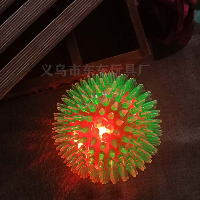 Large Number 10cm Flash Acanthosphere Luminous Band Rope Whistle Squeeze and Sound Massage Ball Voice Elastic Ball Luminous Toys Large Number 10cm Flash Acanthosphere Luminous Band Rope Whistle Squeeze and Sound Massage Ball Voice Elastic Ball Luminous Toys