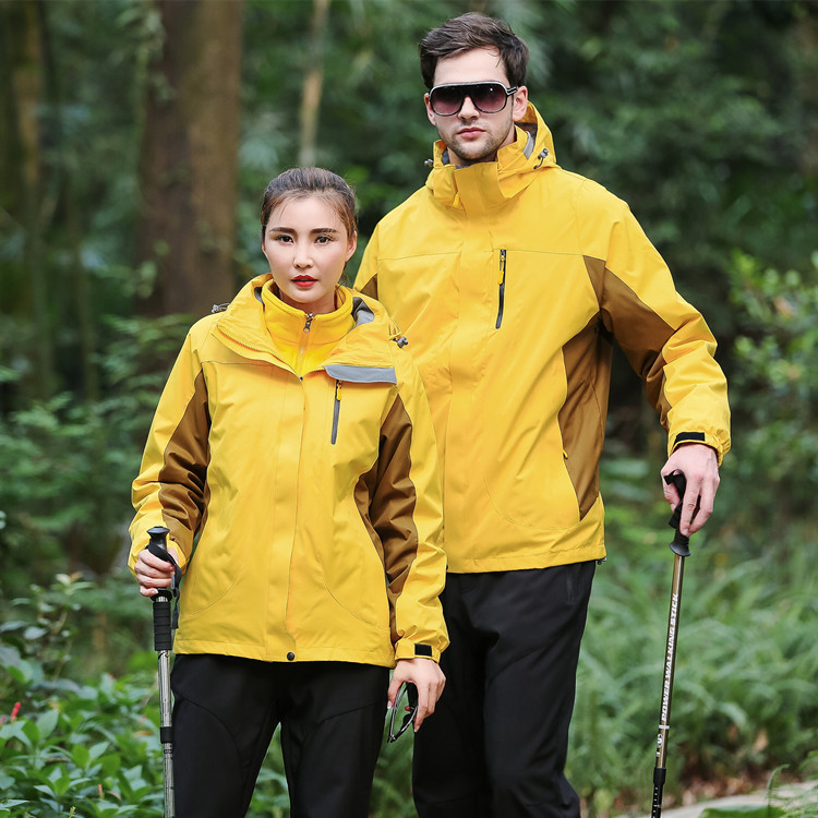 Factory Direct Sales Men&#039;s Assault Jacket Three-in-One Couple Windproof Warm Work Clothes Outdoor Sports Two-Piece Set Mountaineering Clothing