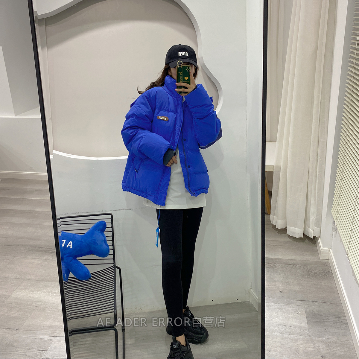 Ader down Jacket Women's 2021 New Winter Clothes Thick Loose Korean Duck down Outdoor Bread Coat Short Coat Ader down Jacket Women's 2021 New Winter Clothes Thick Loose Korean Duck down Outdoor Bread Coat Short Coat