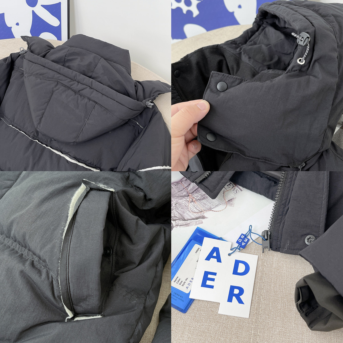 Ader down Jacket Women's 2021 New Winter Clothes Thick Loose Korean Duck down Outdoor Bread Coat Short Coat Ader down Jacket Women's 2021 New Winter Clothes Thick Loose Korean Duck down Outdoor Bread Coat Short Coat