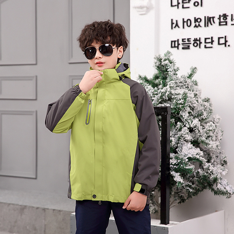 Shell Jacket Children&#039;s School Uniform College Style Boys and Girls Middle and Primary School Students Business Attire Autumn Outdoor Sports Autumn and Winter Clothing