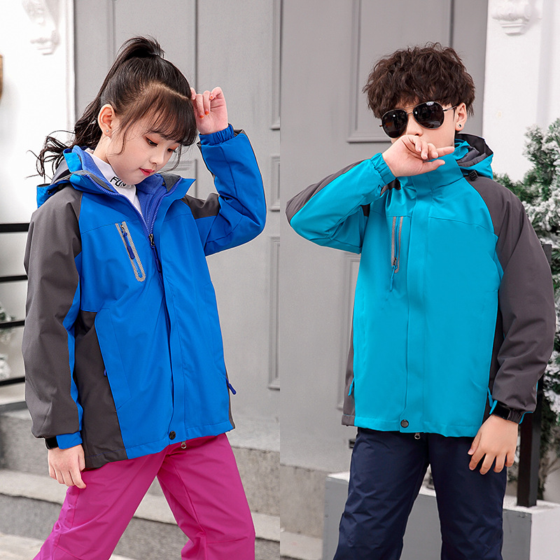 Shell Jacket Children&#039;s School Uniform College Style Boys and Girls Middle and Primary School Students Business Attire Autumn Outdoor Sports Autumn and Winter Clothing