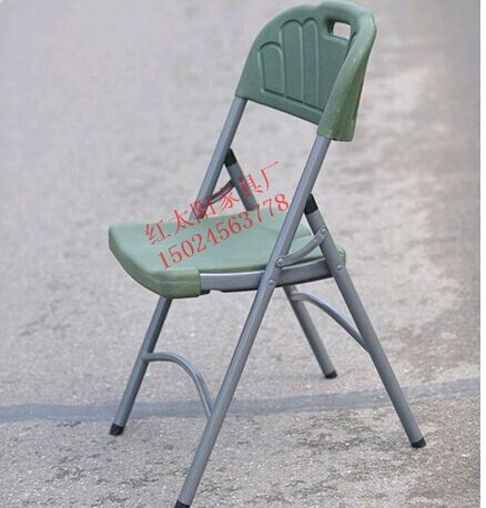 Folding chair, leisure chair, folding chair hollow blow molding, plastic chairs, plastic surface of the iron chair