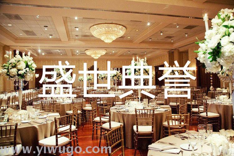 Tianjin banquet center bamboo chair wedding banquet metal folding chair foreign trade outdoor wedding party dining chair