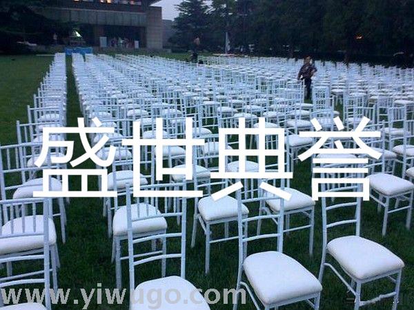 Tianjin banquet center bamboo chair wedding banquet metal folding chair foreign trade outdoor wedding party dining chair