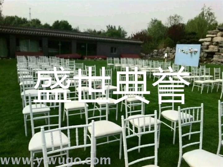 Tianjin banquet center bamboo chair wedding banquet metal folding chair foreign trade outdoor wedding party dining chair