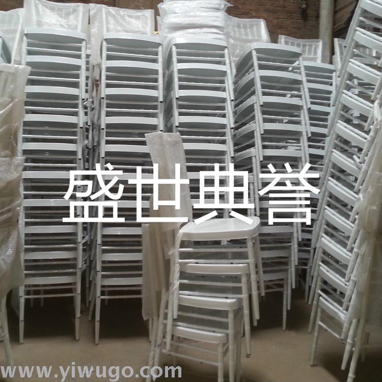 Tianjin banquet center bamboo chair wedding banquet metal folding chair foreign trade outdoor wedding party dining chair