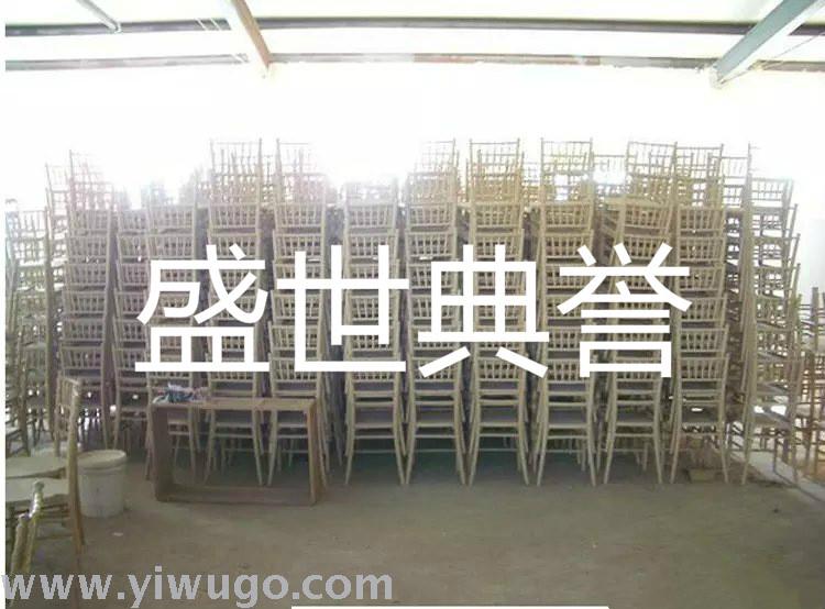 Tianjin banquet center bamboo chair wedding banquet metal folding chair foreign trade outdoor wedding party dining chair