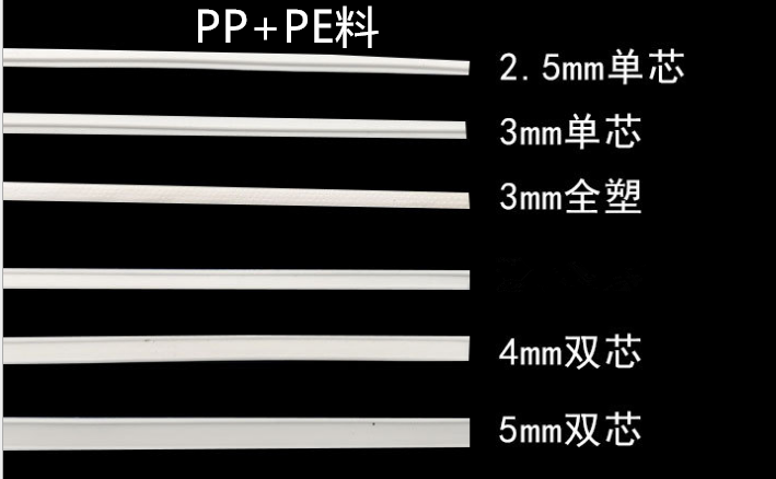 Factory direct mask nose bridge line 3MM nose bridge line single core double core boneless nose bone environmental protection white tie tape spot