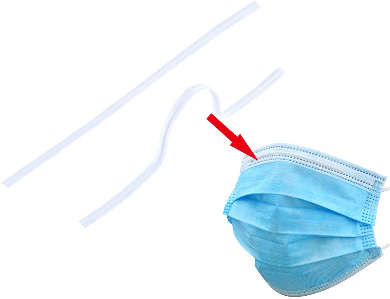 Factory direct mask nose bridge line 3MM nose bridge line single core double core boneless nose bone environmental protection white tie tape spot Factory direct mask nose bridge line 3MM nose bridge line single core double core boneless nose bone environmental protection white tie tape spot