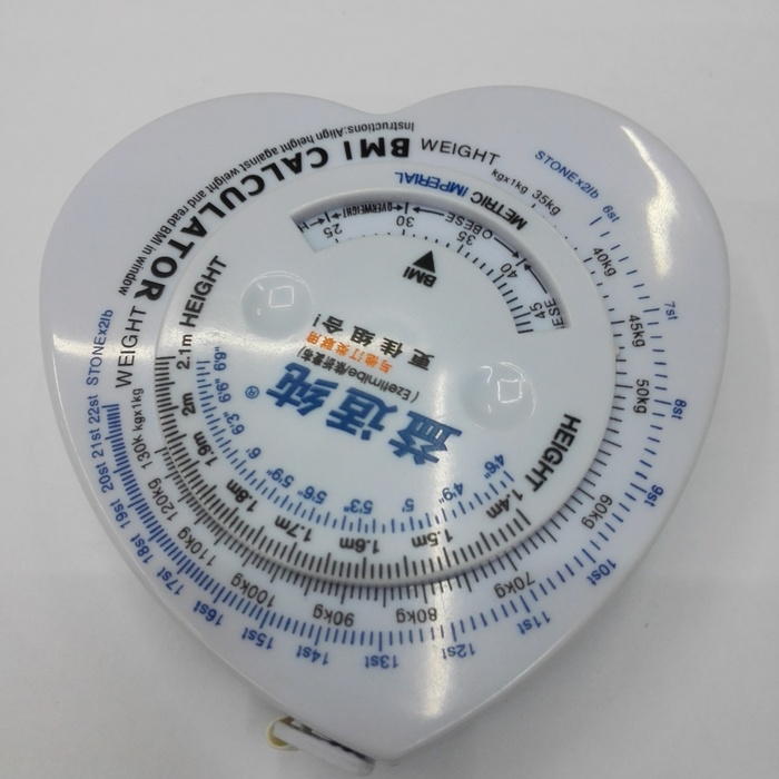 Heart-shaped plastic tape and double features waist feet healthy weight lose weight feet autostretch, plastic tape measure Heart-shaped plastic tape and double features waist feet healthy weight lose weight feet autostretch, plastic tape measure