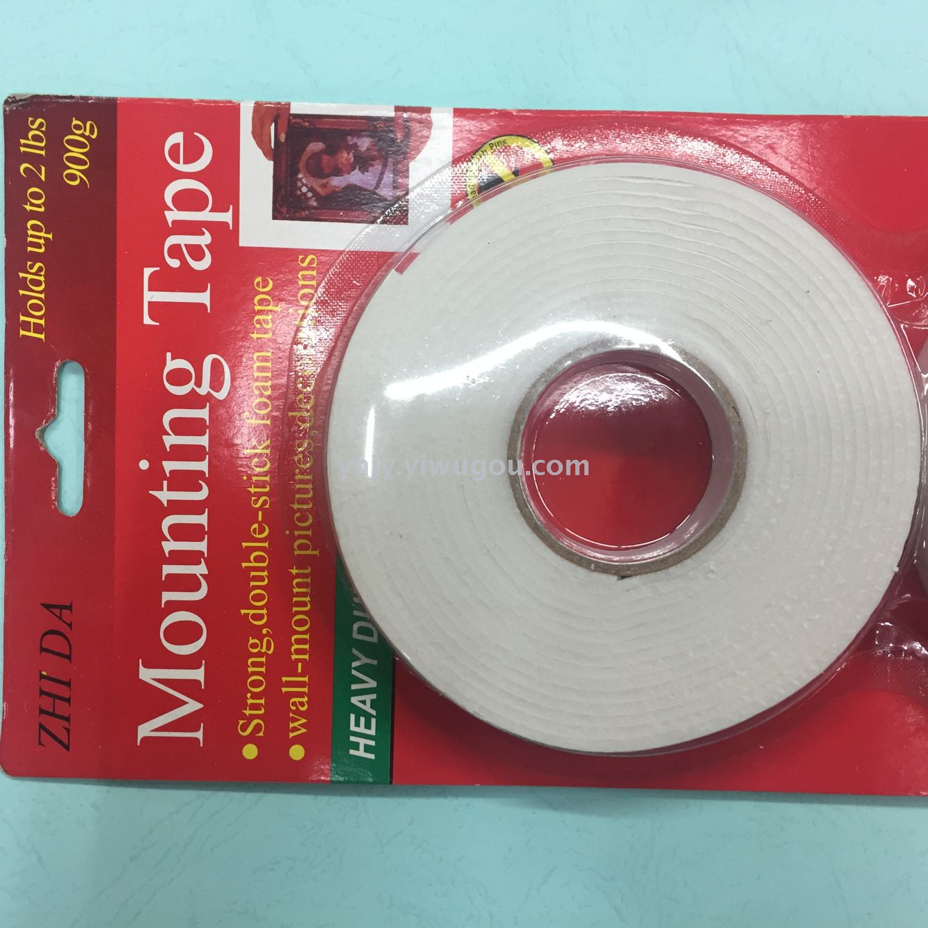 Strong Adhesion Foam Glue Gelatin Sponge Sealed Double-Sided Adhesive Tape Thickened White High Viscosity Fixed Wall Foam Tape